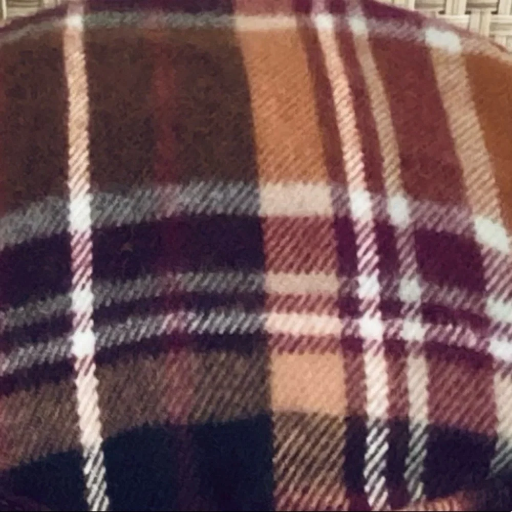 🌟HP🌟NWOT Brown Plaid Newsboy Cap by D&Y OSFM - Picture 10 of 10